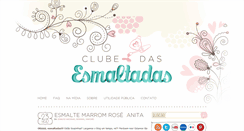 Desktop Screenshot of clubedasesmaltadas.com.br