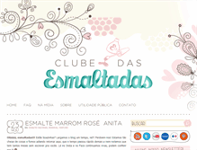 Tablet Screenshot of clubedasesmaltadas.com.br